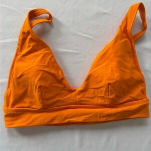 Aerie Bright Orange Swim Top